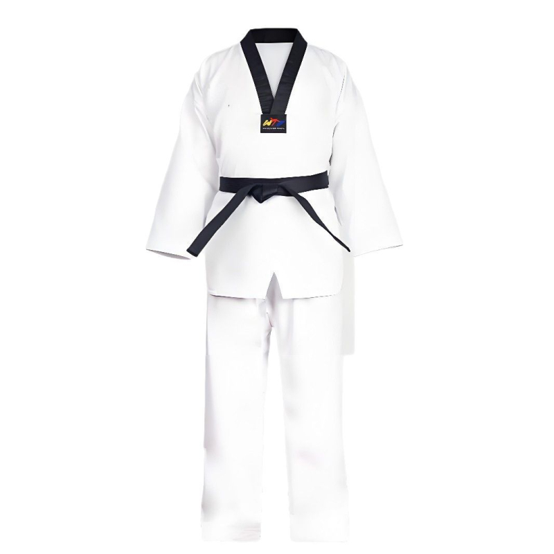 Taekwondo egyenruhák diákok és edzők számára, pamut-keverék anyag, 80% poliészter