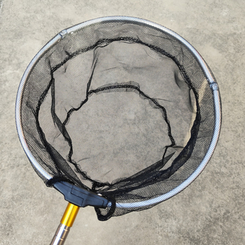 Sheng Jiekun Mini Gyermek Horgász Háló 5-Szekciós Rozsdamentes Acél Rúddal és Hálófejjel