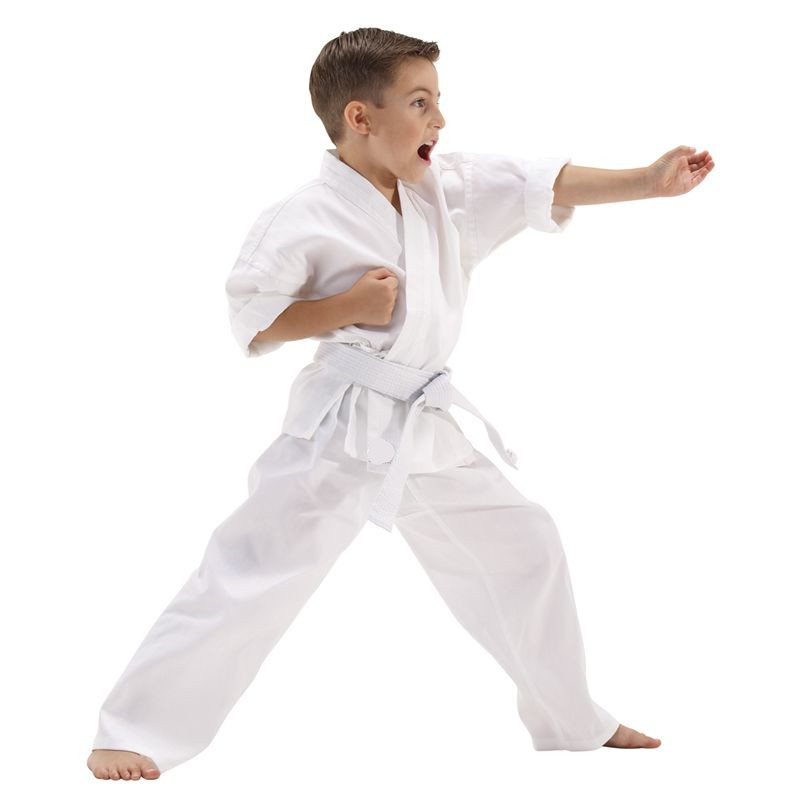 Uniformă karate 35/65 pentru copii și adulți – amestec de bumbac