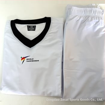 Taekwondo uniforma pre deti aj dospelých, vysoká elasticita, tesný strih pre súťažné oblečenie