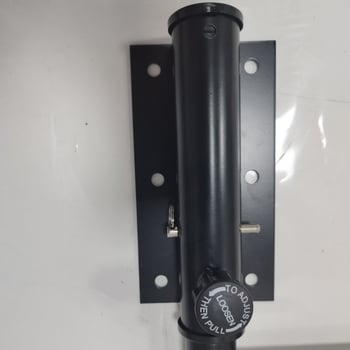 Kerekcsöves kétirányban állítható zsáktartó, függesztett kivitel, acélból