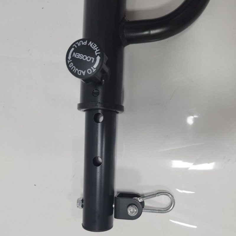 Kerekcsöves kétirányban állítható zsáktartó, függesztett kivitel, acélból