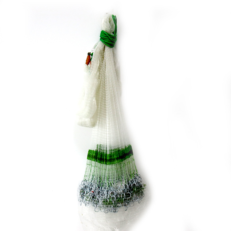 Korejskog stila ručno bacanje mreže, monofilamentna mreža s lančanim tipom, mala oka