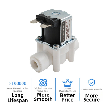 Purun SMY-DCF solenoidni ventil za pročistač vode, PVC i prehrambeni POM, model SMY-DCF, za pročistač vode, funkcija alarma kvara