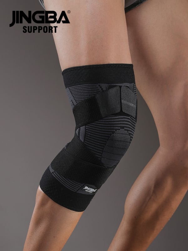Наколенник от нейлон с еластична материя за спортове на открито – защита на коляното при тичане, планински туризъм, колоездене и баскетбол (за възрастни)