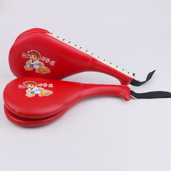 Taekwondo láb célpont – felnőtteknek, dupla levél oldalütés párna, PU, függőleges stílus, 0,35 kg