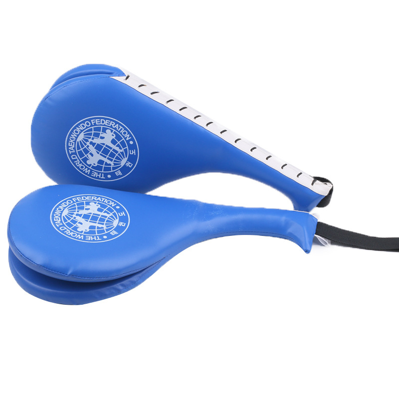 Taekwondo láb célpont – felnőtteknek, dupla levél oldalütés párna, PU, függőleges stílus, 0,35 kg