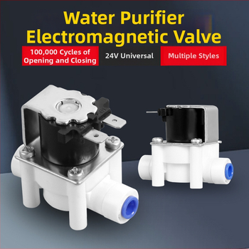 Set elektromagnetskog ventila za pročistač vode, ulaz 24V, odvodni ventil, automatsko ispiranje, brzi spoj 2/3