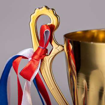 Trofej od legure s prilagođenim logom – moderan minimalistički dizajn, brend Blue Moon Crystal