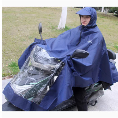 Motorkerékpárhoz és elektromos járműhöz tervezett poncsó, vastag Oxford szövet, PVC ragasztó réteg, felnőtteknek, 1–2 főre, Tyrannosaurus