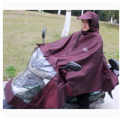 Motorkerékpárhoz és elektromos járműhöz tervezett poncsó, vastag Oxford szövet, PVC ragasztó réteg, felnőtteknek, 1–2 főre, Tyrannosaurus