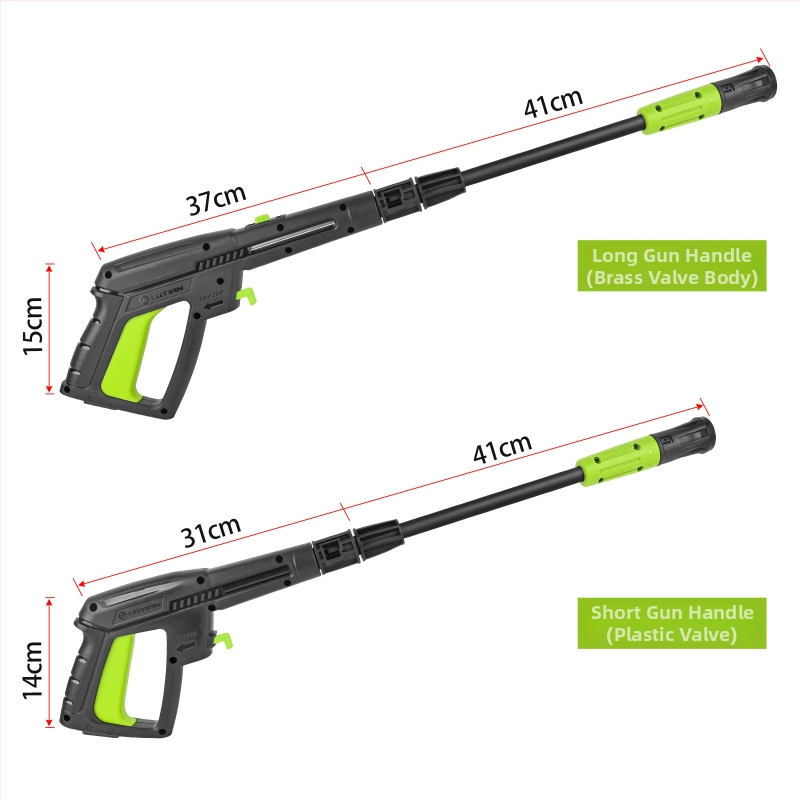 Vysokotlakový vodný pištoľ na umývanie áut – hliníková hlava, plastová rukoväť, 160 bar / 2320 psi, dosah postreku 2 m, kompatibilný s Elitech/Stanley/Sun Joe čistiacimi zariadeniami