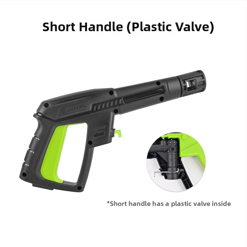 Vysokotlakový vodný pištoľ na umývanie áut – hliníková hlava, plastová rukoväť, 160 bar / 2320 psi, dosah postreku 2 m, kompatibilný s Elitech/Stanley/Sun Joe čistiacimi zariadeniami