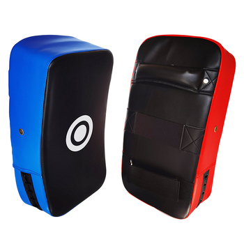 Taekwondo edzés célkészlet EVA béléses mellkas célzattal, ívelt láb célpont és oldalsó ütéssel célzattal; PU+EVA, 0.5 kg