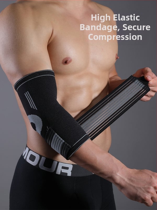 Протектор за лакът за спортове – Нейлон, Защита на лакътя, Подходящ за баскетбол, тежка атлетика и бокс, Опаковка 200 бр