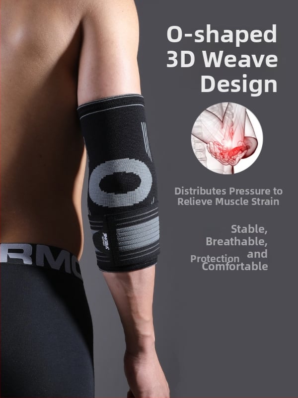 Протектор за лакът за спортове – Нейлон, Защита на лакътя, Подходящ за баскетбол, тежка атлетика и бокс, Опаковка 200 бр