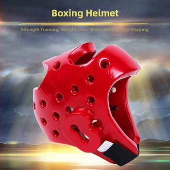 Шлем за бокс и защита на главата, PU материал, за възрастни и деца, подходящ за санда, бокс и бой, тегло 0,25 кг