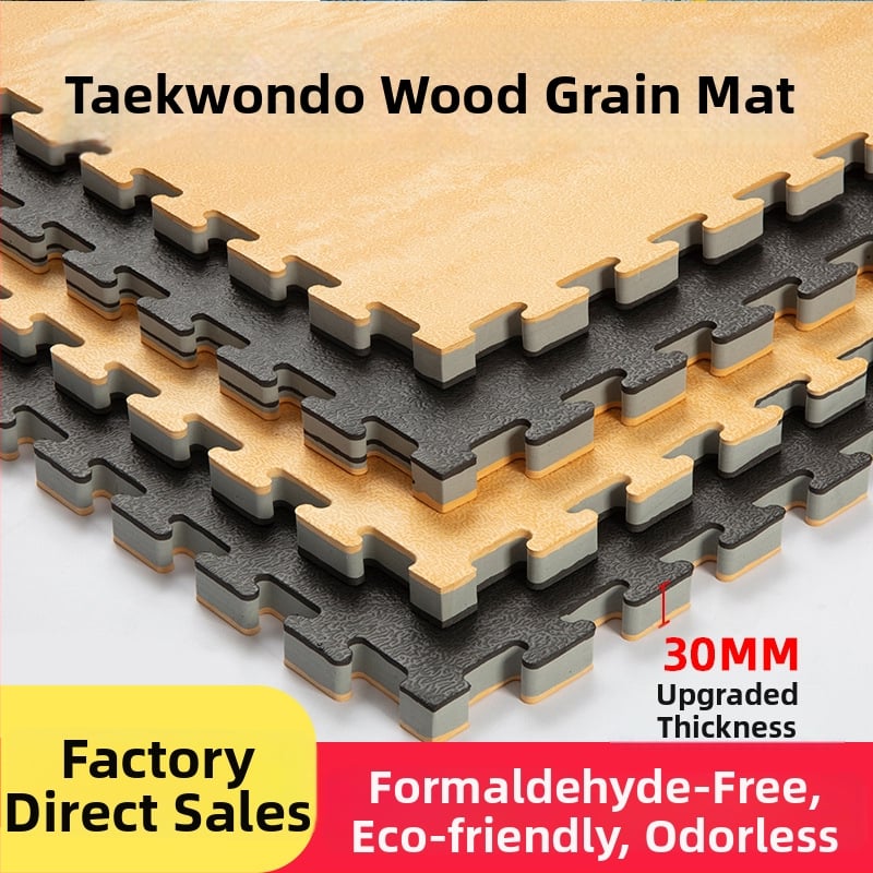 Taekwondo podložka EVA pena, štvorcový tvar, mriežkový vzor, umývateľná