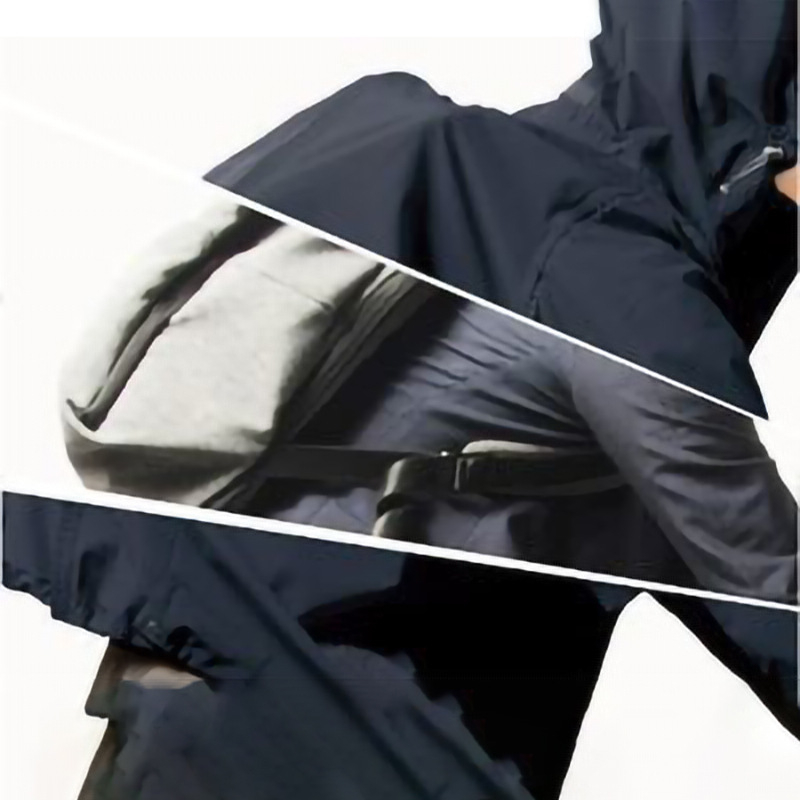 makku as7600A Esőkabát, könnyű, vékony Impact anyag, PU ragasztós vízálló réteg, kerékpározásra, hegymászásra és túrázásra