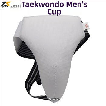 Taekwondo chránič rozkroku - PU so vzorom trávy, veľkosti dospelý/dieťa, značka Zesai, balenie 60 ks