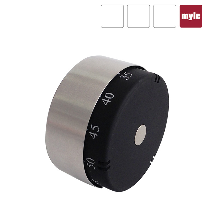 myle кухненски таймер - Механично движение, Стоманен корпус, Цифров дисплей, Кръгла форма, Хронограф функция