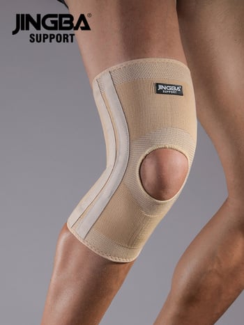 Коленни протектори със пружинна опора от найлон-еластан-латекс за възрастни – защитно оборудване за баскетбол, футбол, тичане и други спортове на открито