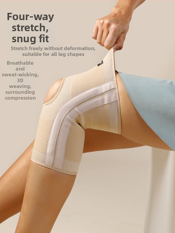 Коленни протектори със пружинна опора от найлон-еластан-латекс за възрастни – защитно оборудване за баскетбол, футбол, тичане и други спортове на открито