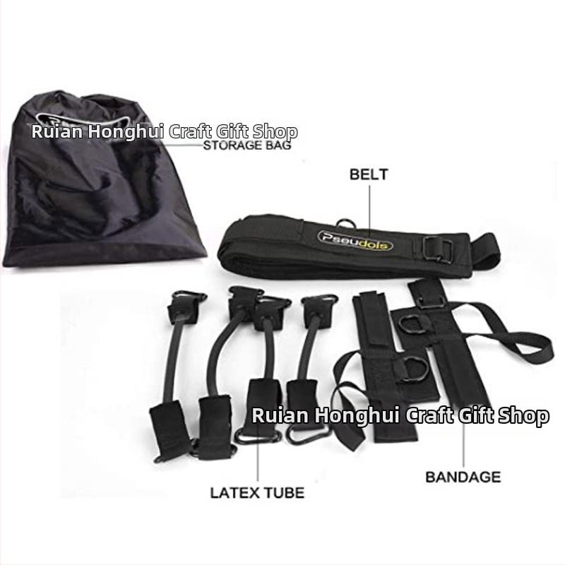 Luting set za trening nogu s elastičnim užetom i otporom trakom za čučnjeve i eksplozivnu snagu