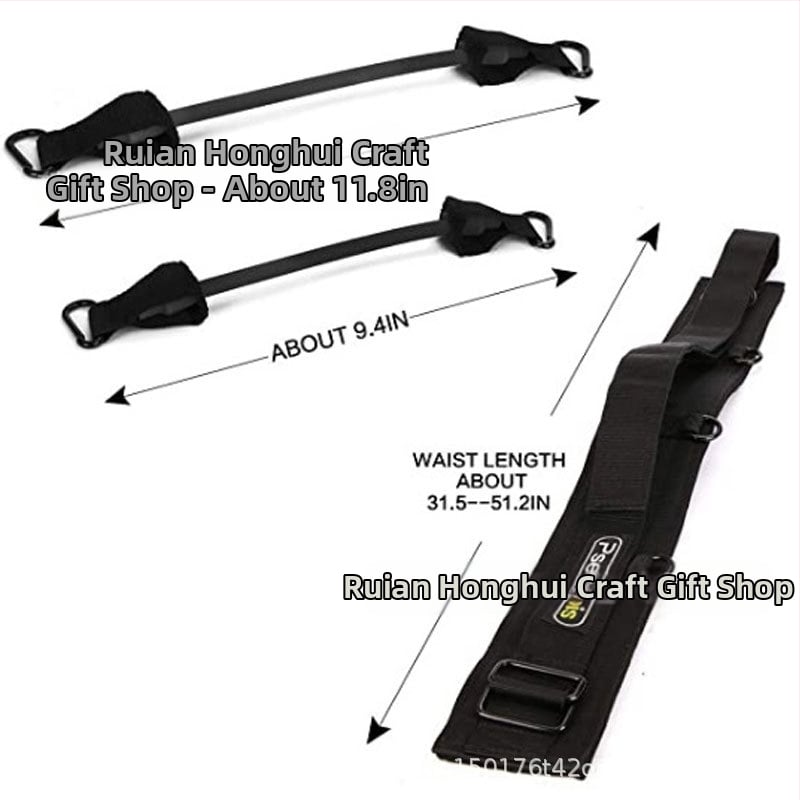 Luting set za trening nogu s elastičnim užetom i otporom trakom za čučnjeve i eksplozivnu snagu