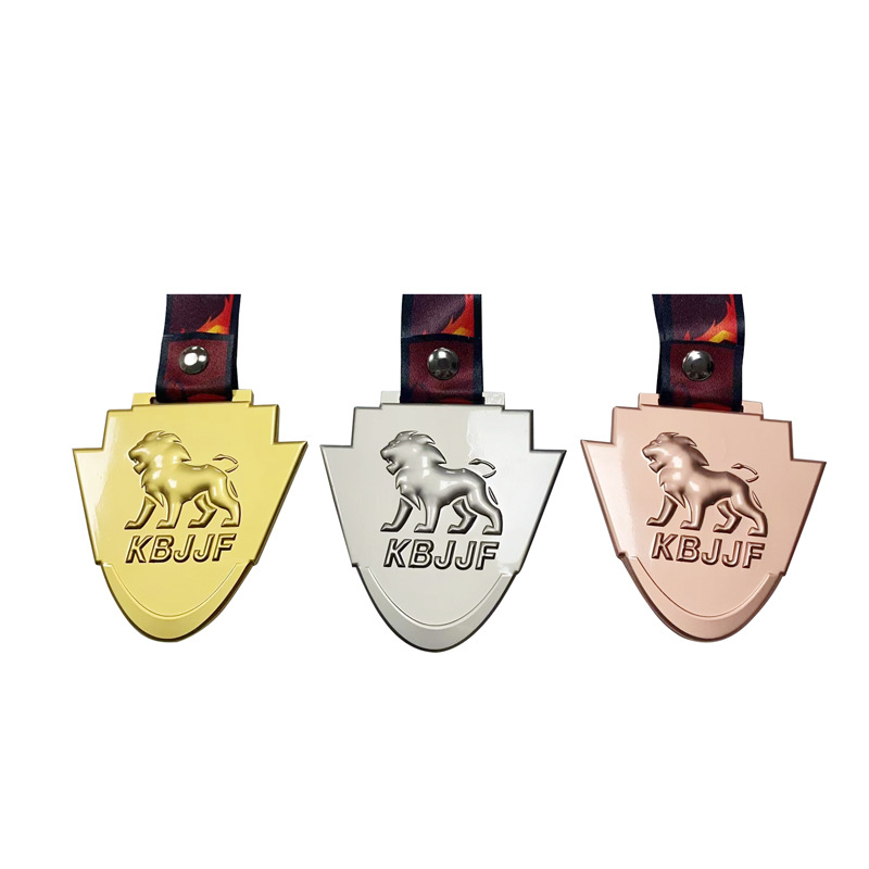 Medalie metalică personalizabilă cu placare aurie pentru competiții de atletism, maraton și taekwondo, cu imprimare a logo-ului