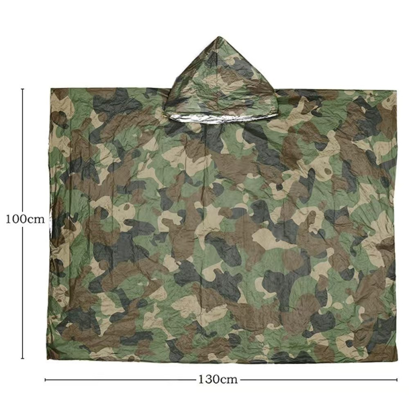 Vanjski hitni kišni kaput za preživljavanje, prenosni za planinarenje i kampiranje, izoliran, vodootporan, protivhipotermijski (Brand: Other; Model: Emergency Raincoat; Kategorija: Survival Tools; Vodootporan; Izoliran; Protiv hipotermije)