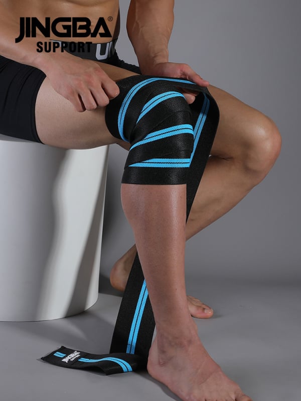 Коленни предпазители JINGBA SUPPORT | Материал: нейлон-спандекс-полиестер смес, за възрастни, защита на коляното