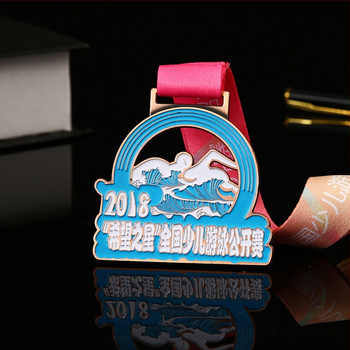 Μεταλλικό μετάλλιο για μαραθώνιο και ταεκβοντό – Προσαρμοσμένο, Ηλεκτροπλατιωμένη επίστρωση, Μοντέρνο στυλ, Χρήση σε γραφείο