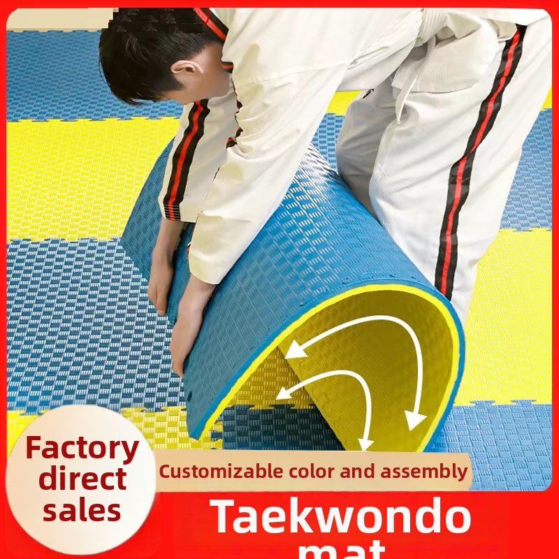 Tatami na Taekwondo a Sanda – EVA interlocking pena, protiskluzová, tlmenie nárazov