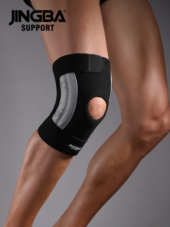 Наколенник от неопрен със пружинна опора за възрастни – защита за баскетбол, бягане, тежка атлетика и планински туризъм