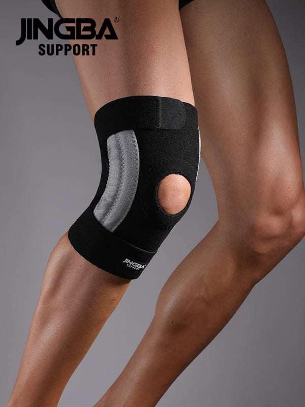 Наколенник от неопрен със пружинна опора за възрастни – защита за баскетбол, бягане, тежка атлетика и планински туризъм