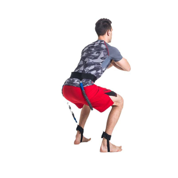 Run wild lábellenállási feszítő — Taekwondo-edzéshez, bokán elasztikus kötél, TPR anyag, a lábizmok erősítése