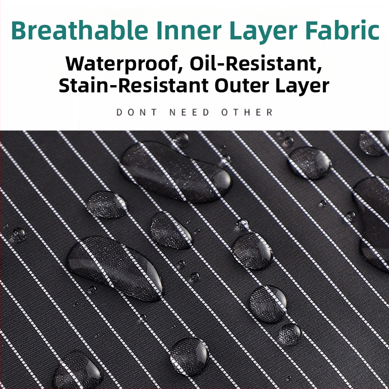 Ποδιά – αδιάβροχο συνθετικό ύφασμα, χωρίς μανίκια, μοντέρνος μινιμαλιστικός σχεδιασμός