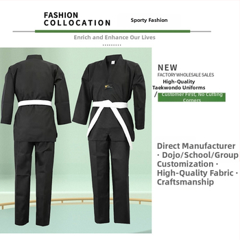 Taekwondo uniforme za djecu i odrasle, u bojama crvena, crna, plava, žuta, kaki; trenerske uniforme