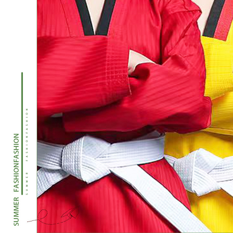 Taekwondo uniforme za djecu i odrasle, u bojama crvena, crna, plava, žuta, kaki; trenerske uniforme