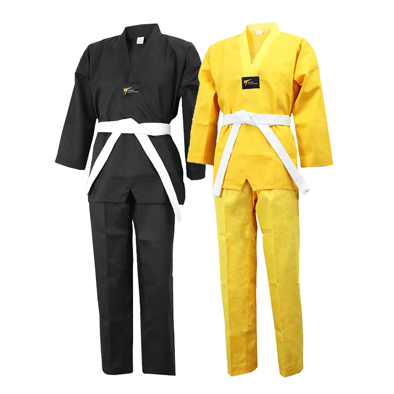 Taekwondo uniforme za djecu i odrasle, u bojama crvena, crna, plava, žuta, kaki; trenerske uniforme