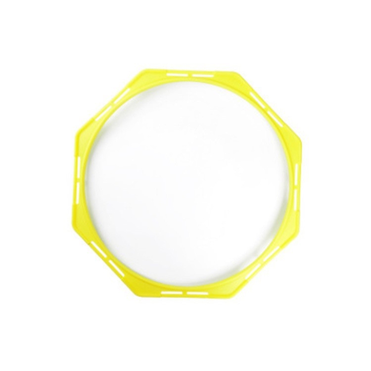 Nyolcszögletű agilitási edzőgyűrű – több sportághoz illő edzősegéd futáshoz, futballhoz és kosárlabdához, ABS anyag