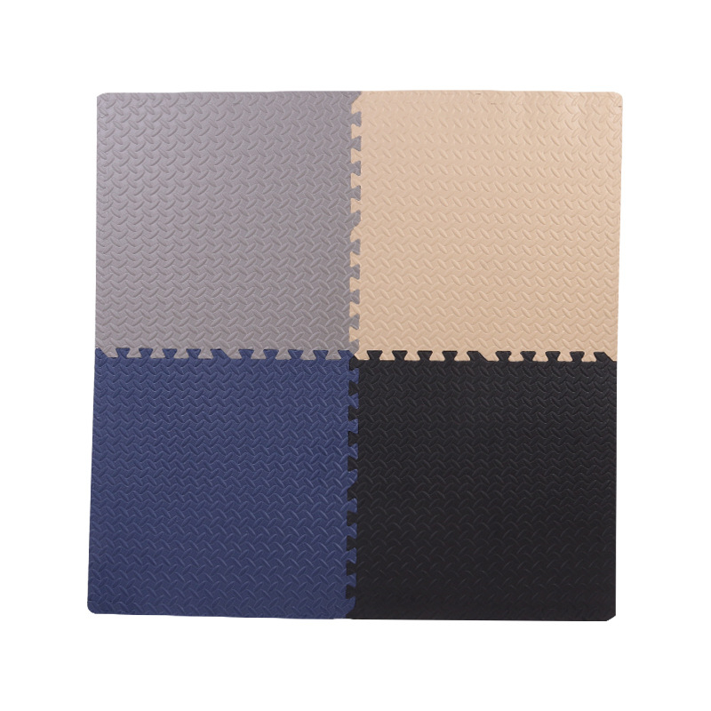 EVA пяна подова настилка за таеквондо, квадратна, листен модел, интерлокирани панели, възможност за персонализация