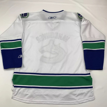 Хокейна фланелка NHL Vancouver Canucks, ивици, полиестрова смес, 90% полиестер, подплата от полиестер