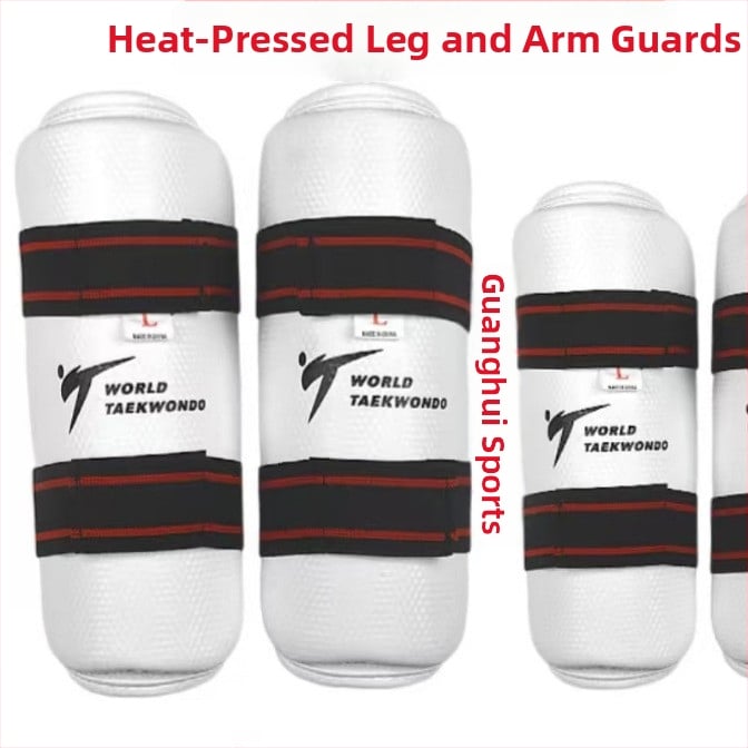 Комплект защита за таеквондо: защитни за крак, ръка и чатала, спонж материал, марка Brilliant Sports, пакет 50