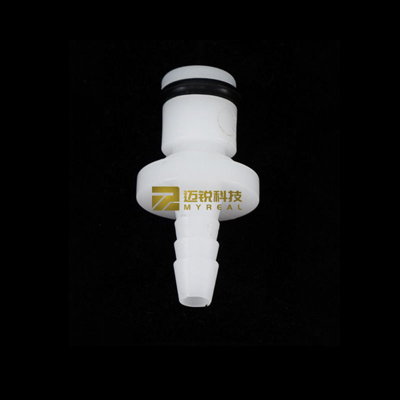 MJ CPC típusú gyorscsatlakozó szeleppel, POM anyagú, EPDM tömítőgyűrűvel, kozmetikai eszközökhez