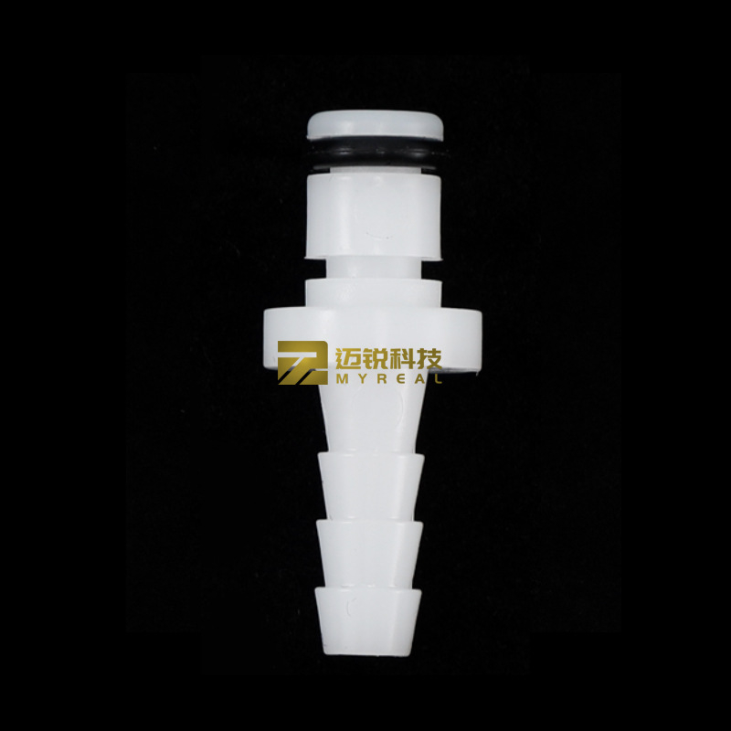 MJ CPC típusú gyorscsatlakozó szeleppel, POM anyagú, EPDM tömítőgyűrűvel, kozmetikai eszközökhez