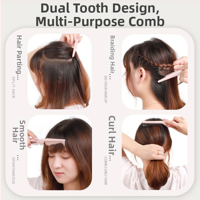 Pengyi skladací hrebeň s hustými zubami – živica, Číslo výrobku HPL, prenosný pre domáce použitie a cestovanie