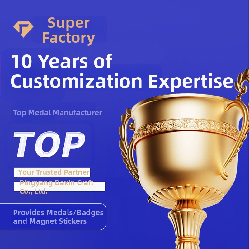 Medaila zo zinkovej zliatiny, s vlastným logom, vhodná pre ocenenia na viacerých športových podujatiach