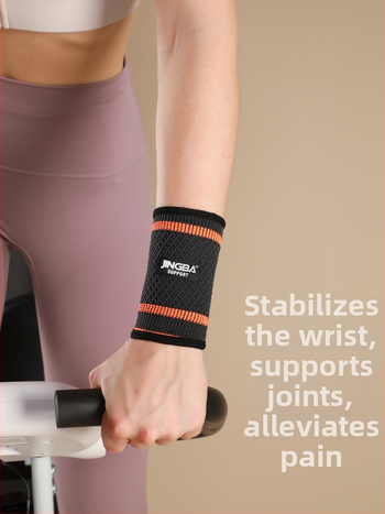 JINGBA спортна лента за китка, абсорбира пота и диша, нейлонова, за възрастни; подходяща за тенис на маса, бадминтон, тенис на корт и вдигане на тежести при тренировки на открито.